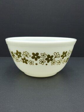 Pyrex Spring Blossom Mixing Bowl Corning Crazy Daisy 1.5 Qt Nesting Serving Bowl